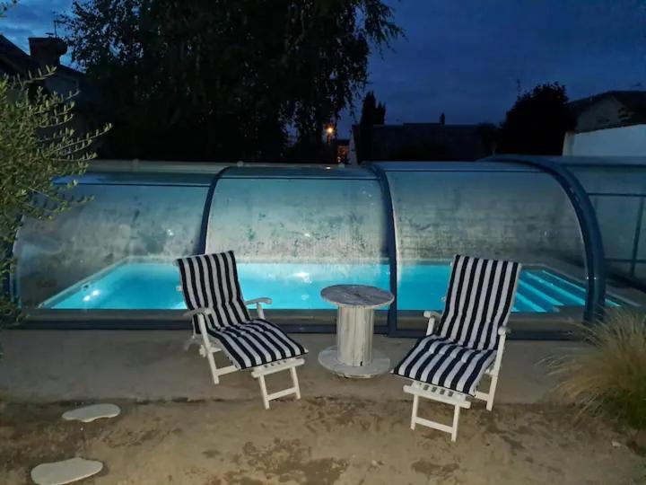 Chambre Bleue Avec Acces Plage Bourges Kültér fotó